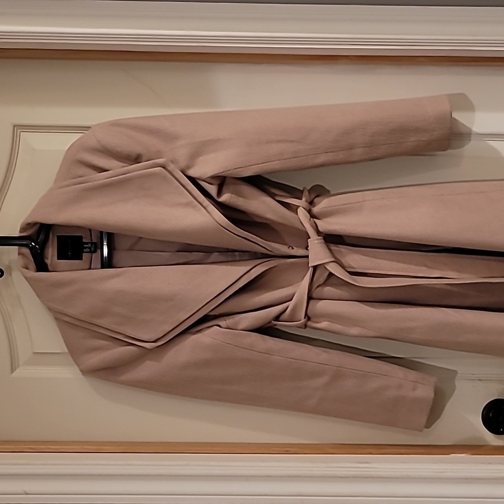 Blush pink coat